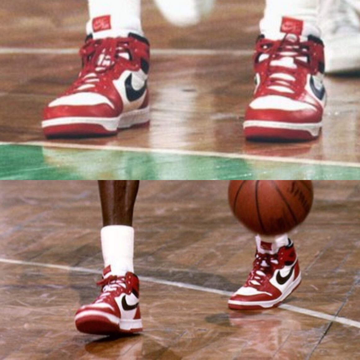 michael jordan playing shoes