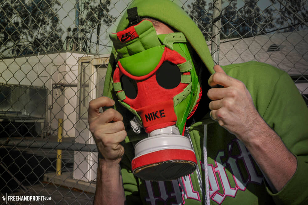 The Freehand Files : No.001 : Green Spark Blazer Gas Mask