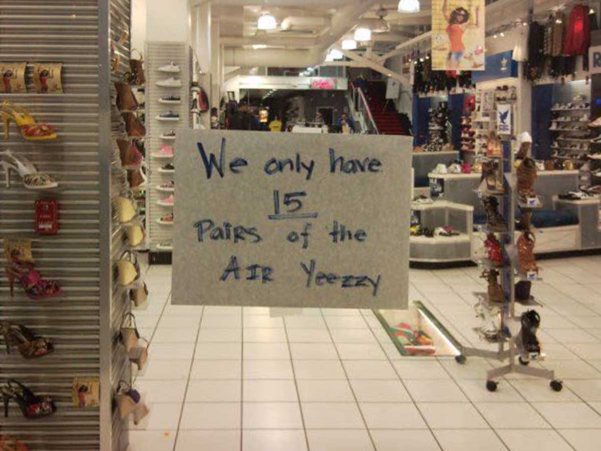 Yeezy release 2009