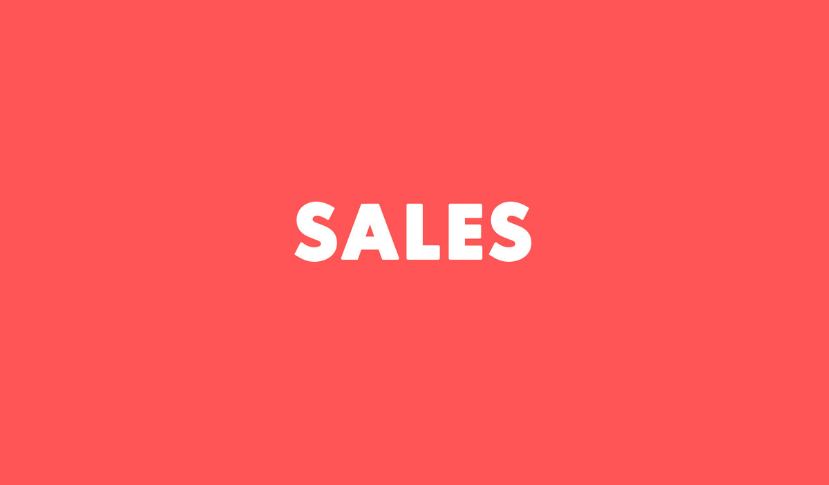 Sales at foot District